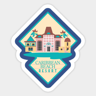 Caribbean Beach Resort Sticker